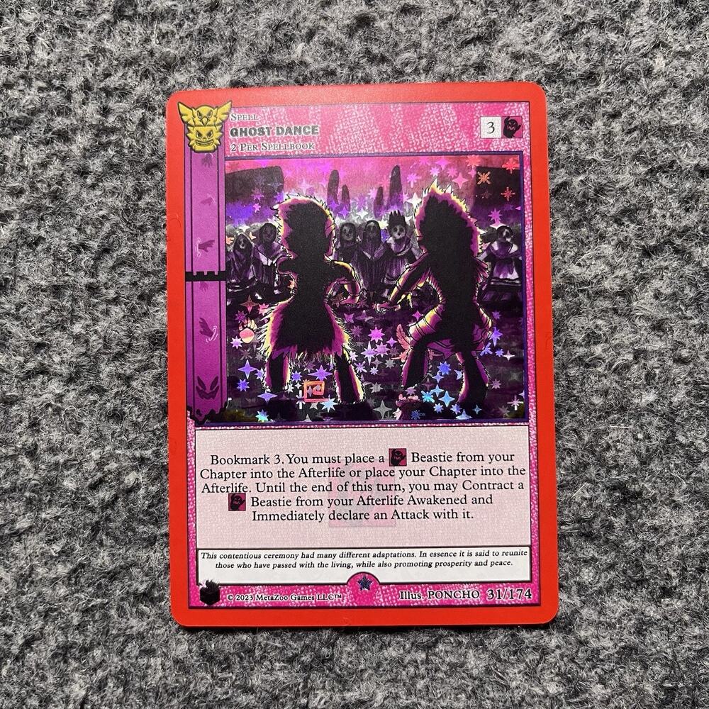 Metazoo Native Ghost Dance 31/174 Big Box Full Holo Foil Card NM